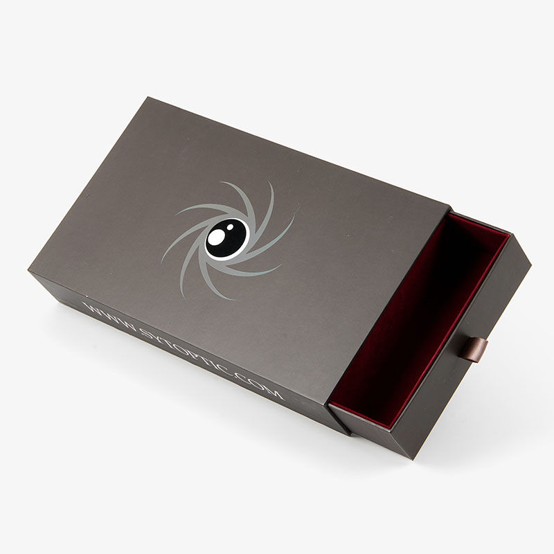 Caja de regalo vacía simple impresa personalizada al por mayor del cierre magnético del negro de la cartulina de papel rígido hecha a mano de lujo