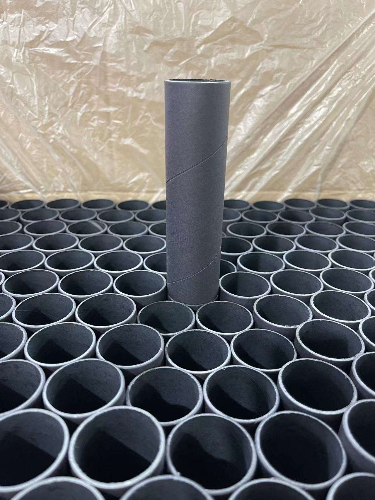 Nuevo logotipo personalizado, embalaje de aceite de 100ml, tubo de desodorante de lápiz labial de papel de té negro