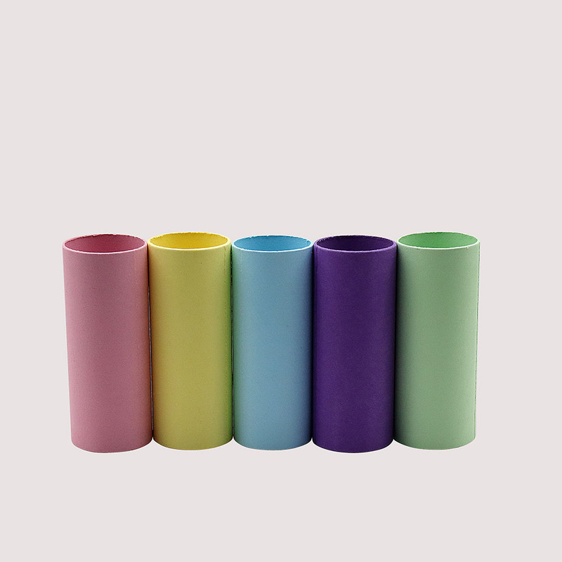 Tubos de papel coloridos hechos a mano para manualidades, tubos en rollo biodegradables y ecológicos para fines artísticos y artesanales, 4cm
