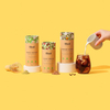 Tubo de embalaje de caja cilíndrica de embalaje de té superalimento de café impreso de grado alimenticio personalizado biodegradable para almacenamiento de polvo de colágeno