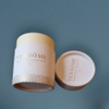 Tubo de papel de aluminio de cilindro de cartón Kraft biodegradable personalizado OEM para envasado de alimentos, impresión de estampado que desaparece