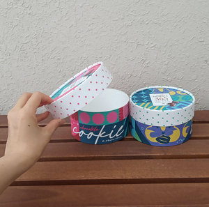 Tubo de papel modificado para requisitos particulares de lujo más vendido al por mayor del papel de la cartulina de la torta de la hornada del papel de Kraft