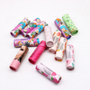 Tubo de bálsamo labial personalizado de papel ecológico, cilindro de empuje de forma redonda, barra de loción de moda, embalaje de tubos de papel giratorios