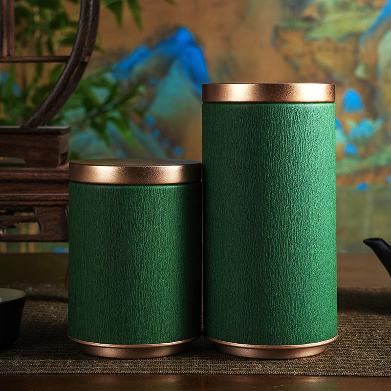 Embalaje reciclable para granos de café, tubo de papel de cartón en polvo, caja de papel de lujo personalizada, contenedor de calidad alimentaria