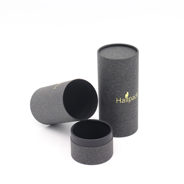 Embalaje de belleza personalizado respetuoso con el medio ambiente, caja cilíndrica de cartón, embalaje de tubos de papel para herramientas de corte de pelo, conjunto de herramientas de maquillaje