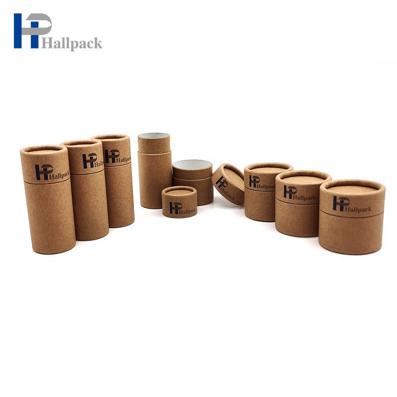 El tubo de papel reciclado biodegradable 0.3oz del protector labial de la cartulina del tubo empuja hacia arriba la tina del protector labial