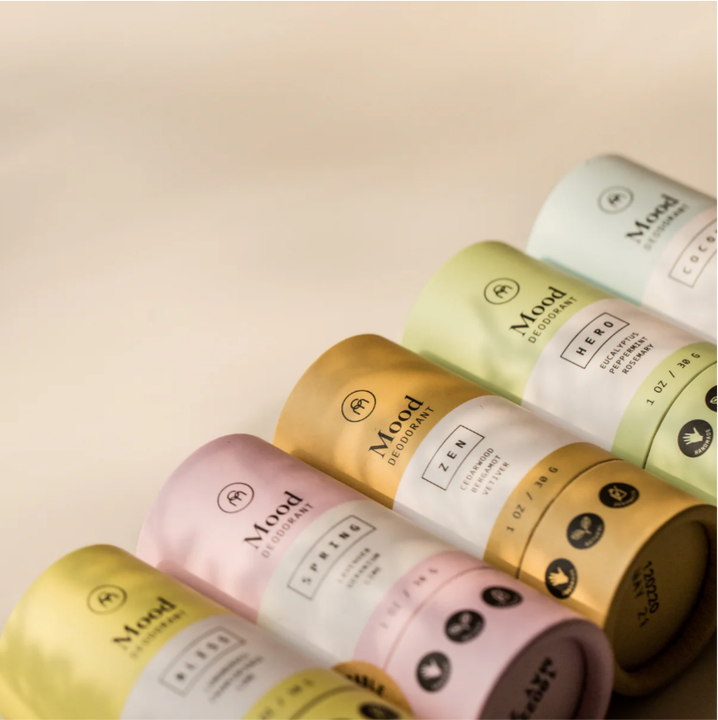Envase de papel Kraft personalizado para envases cosméticos, tubo de papel biodegradable reciclable de 10ml, embalaje en barra desodorante