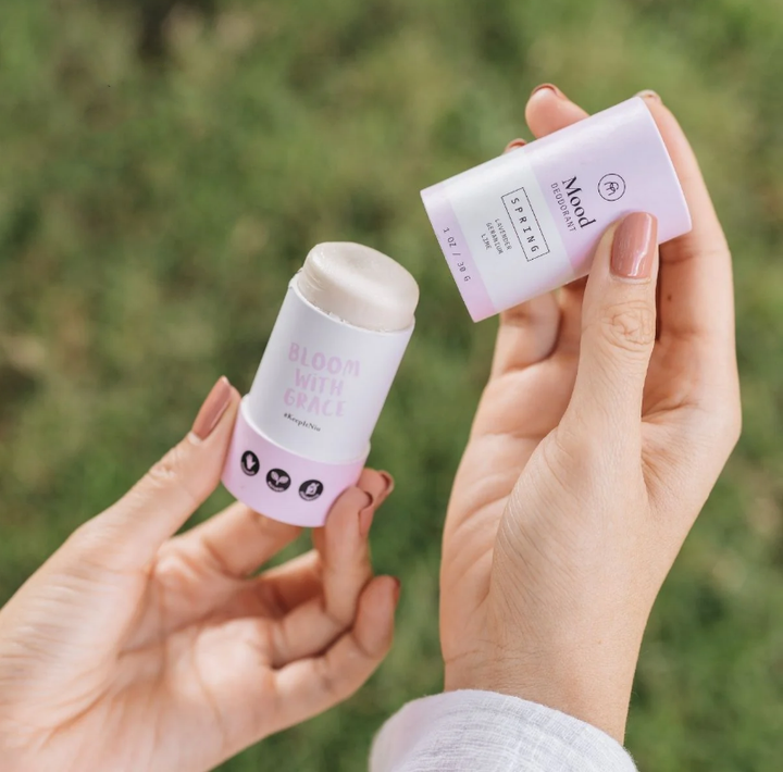 Envase de papel Kraft personalizado para envases cosméticos, tubo de papel biodegradable reciclable de 10ml, embalaje en barra desodorante