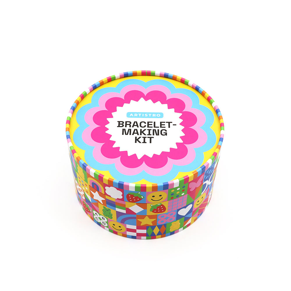 Embalaje de papel redondo para pastel de cumpleaños, contenedor cilíndrico con impresión de diseño de lujo, Dumplings, pastel de cumpleaños, embalaje de papel de regalo