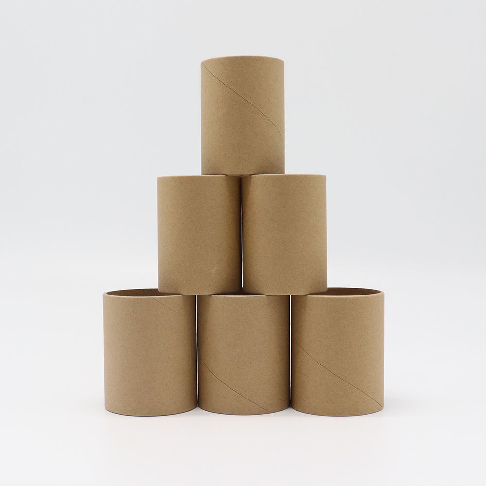 Tubo de papel Kraft de embalaje de papel redondo personalizado, caja de tubo cilíndrico de cartón, venta al por mayor
