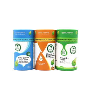 Tubo redondo biodegradable del papel de Kraft de la cartulina de la categoría alimenticia de la caja del tubo del cilindro del café del logotipo personalizado para el té