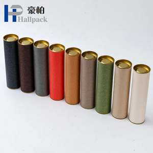 Lata de empaquetado redonda del papel de la caja del tubo del papel de la caja del azúcar de la cartulina de la categoría alimenticia del cilindro personalizado