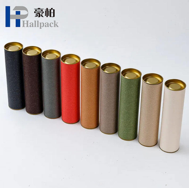 Lata de empaquetado redonda del papel de la caja del tubo del papel de la caja del azúcar de la cartulina de la categoría alimenticia del cilindro personalizado