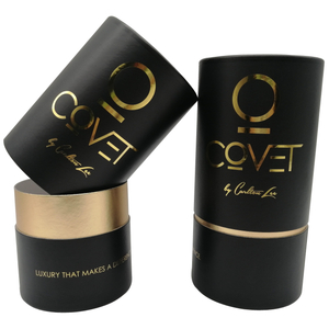 Caja redonda impresa personalizada, cartón cilíndrico reciclado marrón ecológico para embalaje de camisetas y manualidades, gran oferta