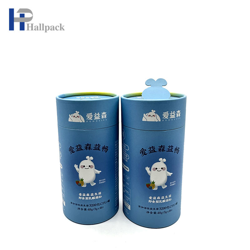 Empaquetado fácil de los tubos del papel de rasgón de los tubos biodegradables redondos vacíos de encargo de la etiqueta privada