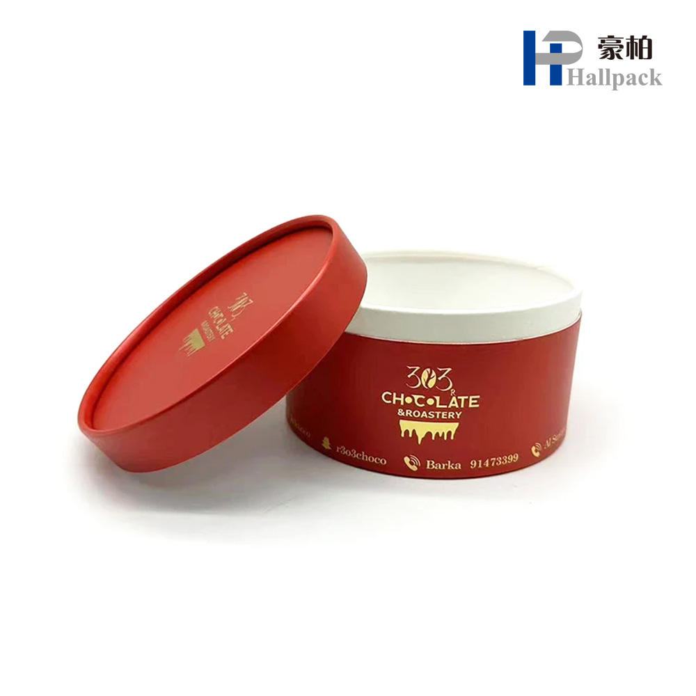 Conjunto de cajas de rosas de ante conservadas, cartón de embalaje para flores, papel rígido biodegradable personalizado de forma redonda