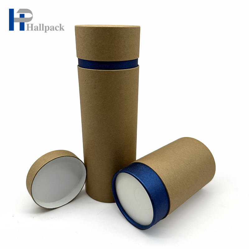 Tubo de papel del ataúd cinerario del diseño expuesto cintura biodegradable del tubo del papel de la cartulina