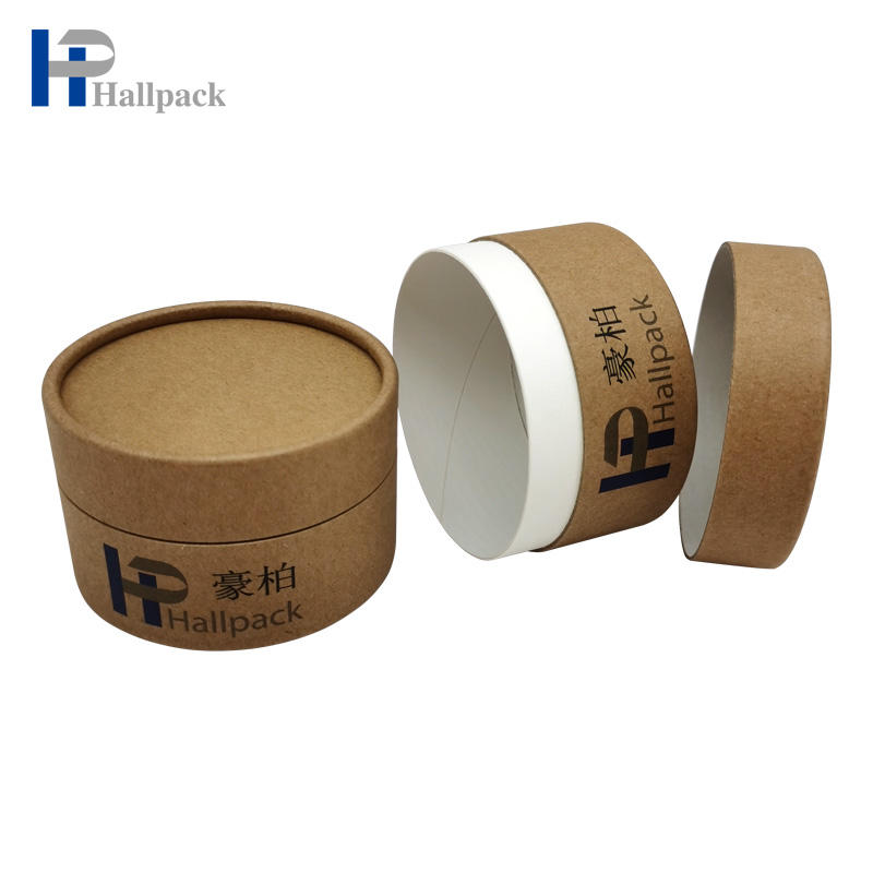Caja de regalo, tubo de papel de regalo, gelatina, cenizas, tubo de papel redondo artesanal