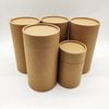 Caja de té de alta calidad, embalaje personalizado, tubo de café de papel de cartón cilíndrico 100% reciclado