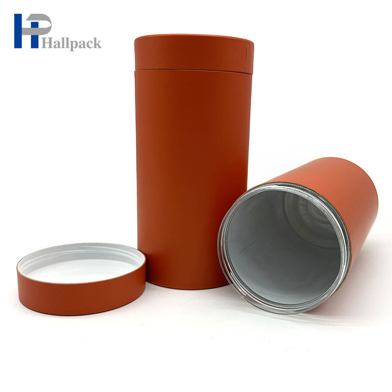 Casquillo vacío amistoso de la torsión de Eco construido en el tubo plástico del papel del cilindro de la botella