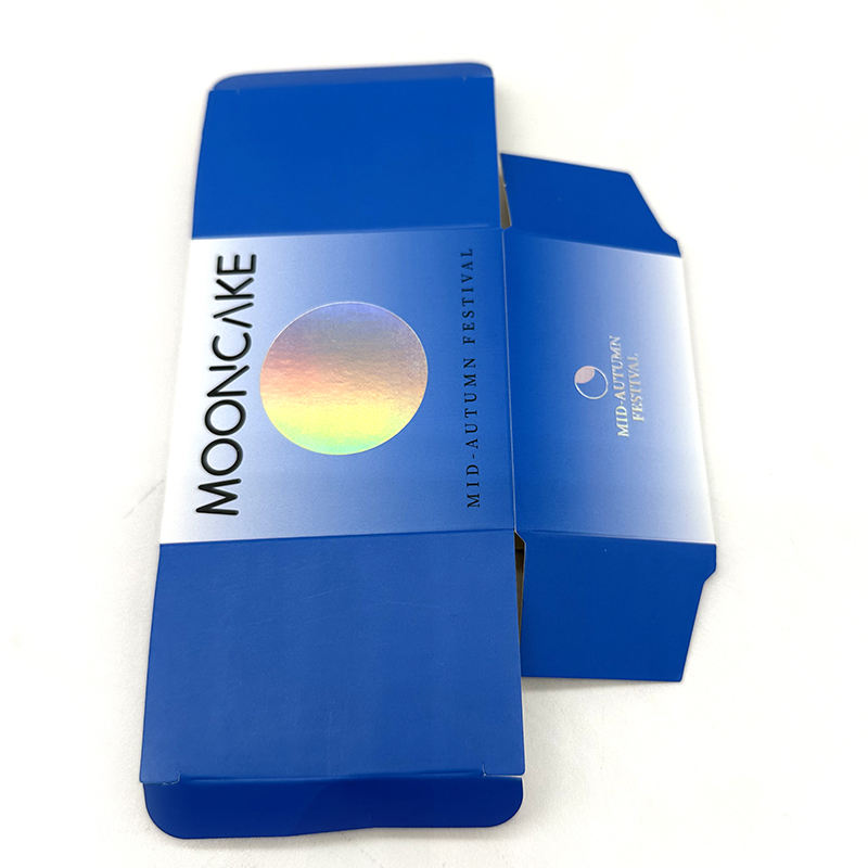 Caja de papel plegable impresa aduana al por mayor Caja de papel de embalaje Mooncake