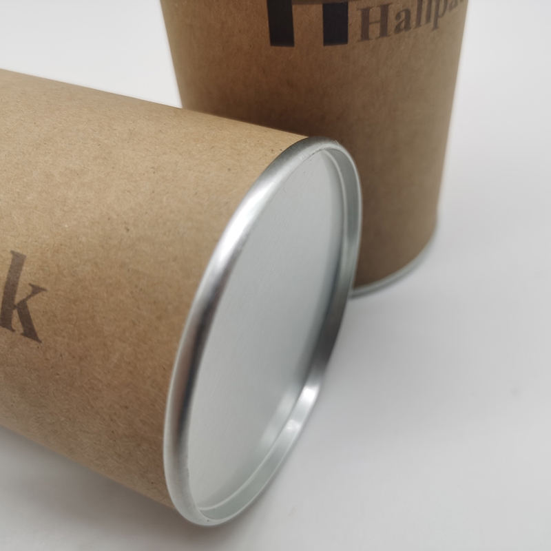 Empaquetado fácil de tirar de la tapa del tubo de encargo del papel del color de la protección del medio ambiente
