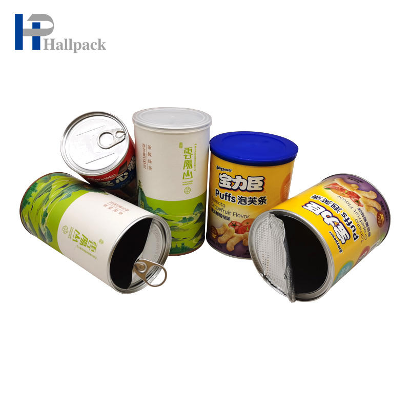 Los tubos de cartón se despegan fácilmente del embalaje de papel del tubo redondo del tubo de papel de la tapa