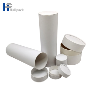 Tubo blanco del papel de Kraft ningún tubo cosmético del papel de la cartulina de la impresión