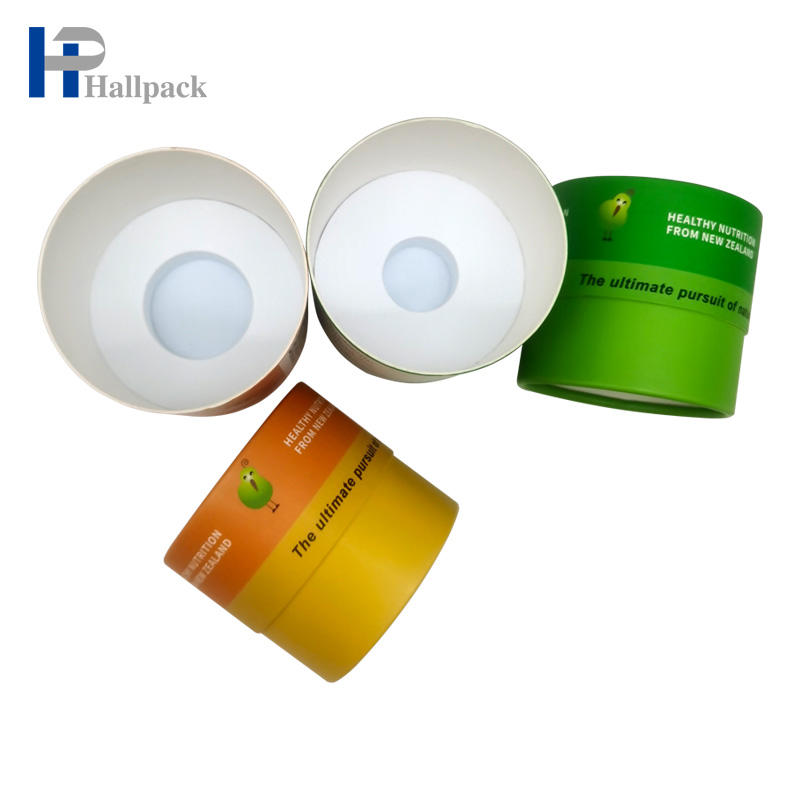 Personalice el tubo de papel y el almacenamiento de papel biodegradable, embalaje de 10ml, 20ml, 30ml, 100ml, cilindro de embalaje de papel Eva cosmético