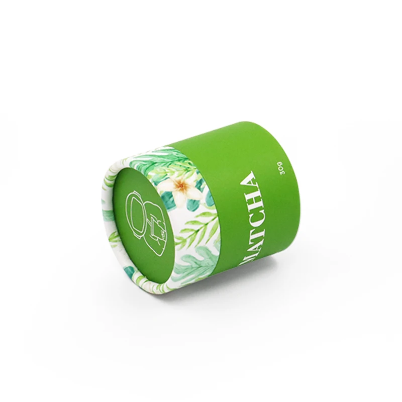 Embalaje de tubo de papel personalizado para contenedor de 30 g de polvo