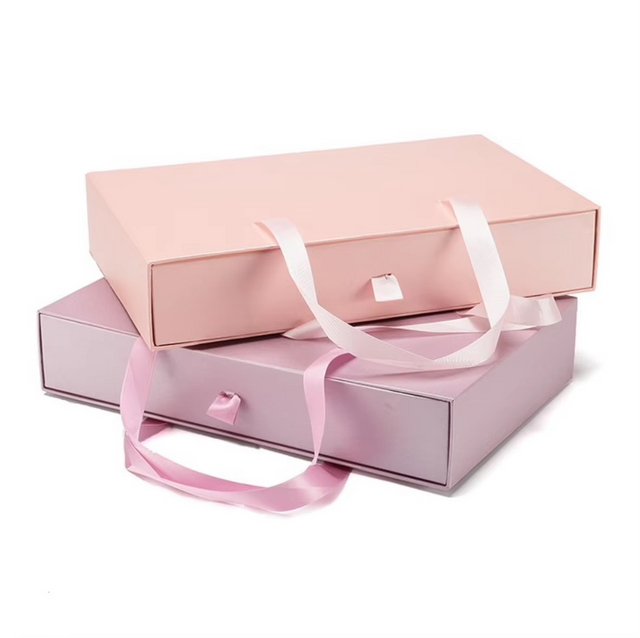  Cajón de papel de cajones Joyero de embalaje para los anillos Collares de aretes