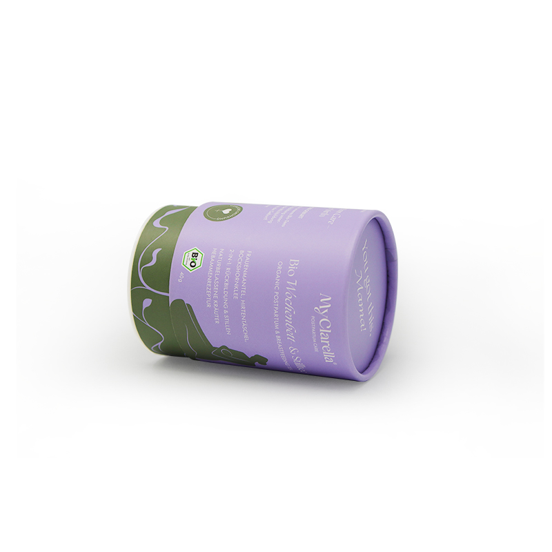 Embalaje de tubos de papel con tapas para té suelto Café de comida Cutsomised