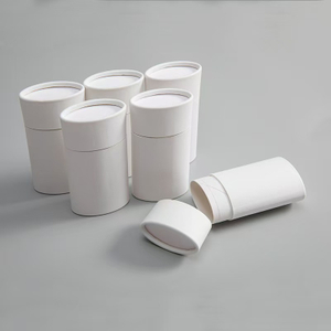 Envasado de tubo de empuje de papel cosmético para bálsamo labial de lápiz labial desodorante