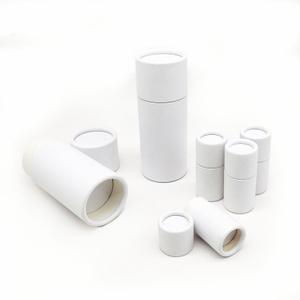 Tubos vendedores calientes del protector labial del tubo de papel del desodorante blanco 0,4 con precio bajo
