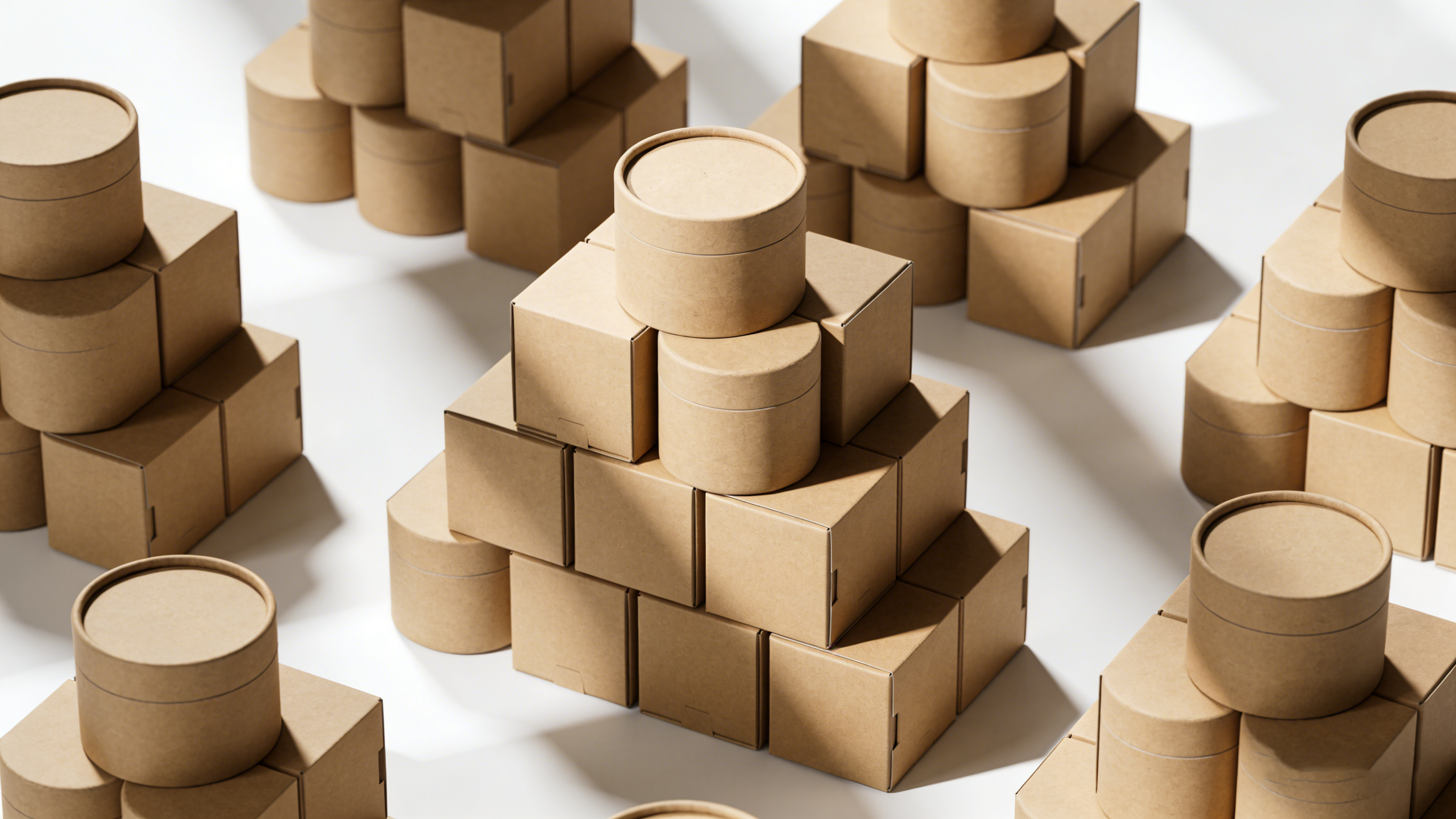 cilindro de caja redonda para botella