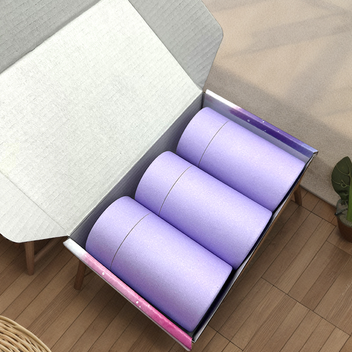 Paquete de caja de cartón de regalo personalizado respetuoso del medio ambiente caja de papel corrugado empaquetado para sistema de regalo de té y café