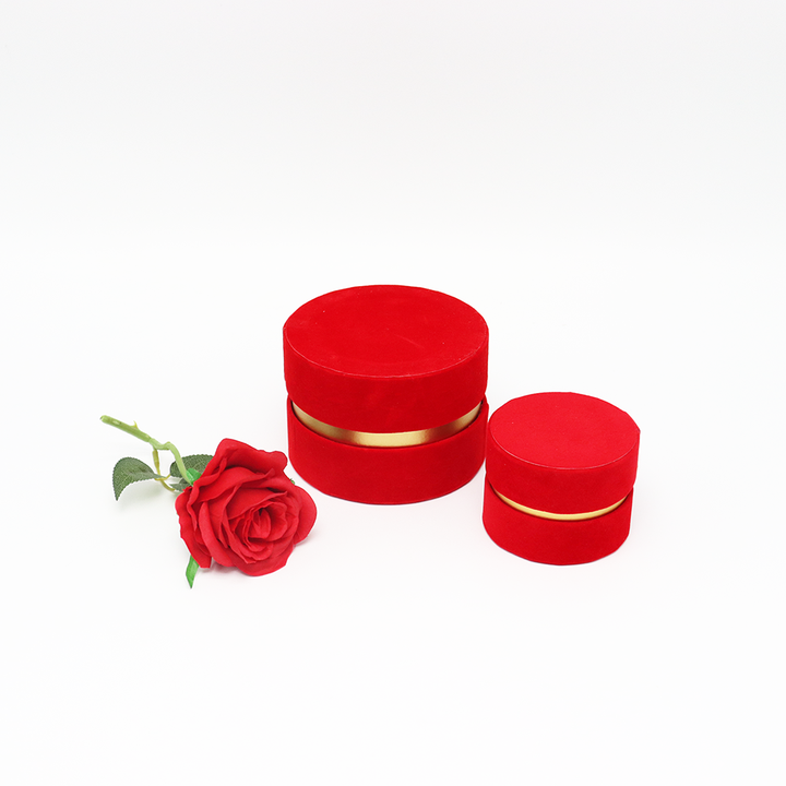 Caja cilíndrica de cartón para joyería de lujo personalizada, caja de tubo redondo empaquetada para reloj, pendientes de piedras preciosas, pulsera y collar
