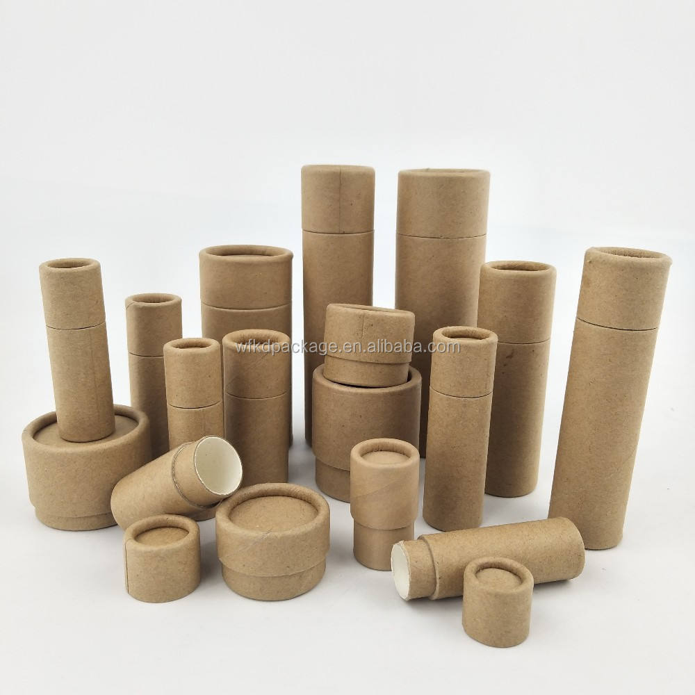 Tubos vendedores calientes del protector labial del tubo de papel del desodorante con precio bajo