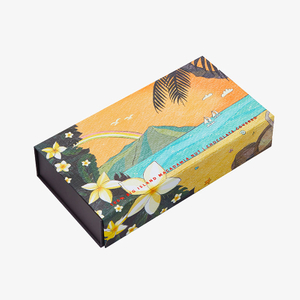 Caja de cartón con forma de libro para extensiones de cabello, embalaje de cartón con inserto de seda satinada, nuevo diseño, gran oferta, regalo, 2020