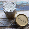 Paquete de caja de tubo redondo empaquetado cartón cosmético personalizado biodegradable para brotes de algodón de bambú