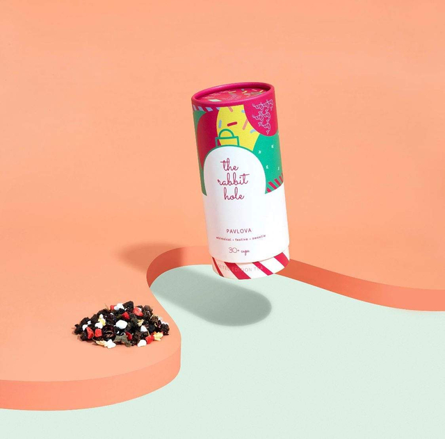 Caja cilíndrica redonda de tubo de papel biodegradable de alta calidad para envasado de té