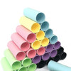 Tubos de rollo de papel artístico biodegradables, ecológicos, de colores, 2 pulgadas, 54mm, tubos artesanales de papel coloridos hechos a mano