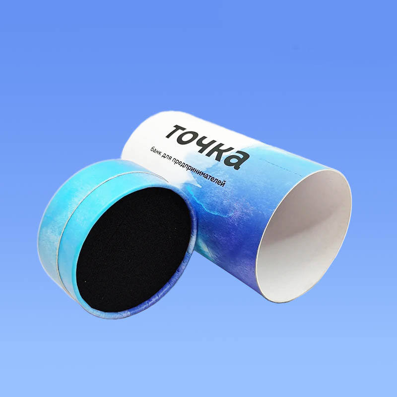 Tubo de papel para cosméticos Solución de embalaje duradera Cilindro de tubo de paquete de papel cosmético biodegradable personalizado ecológico natural