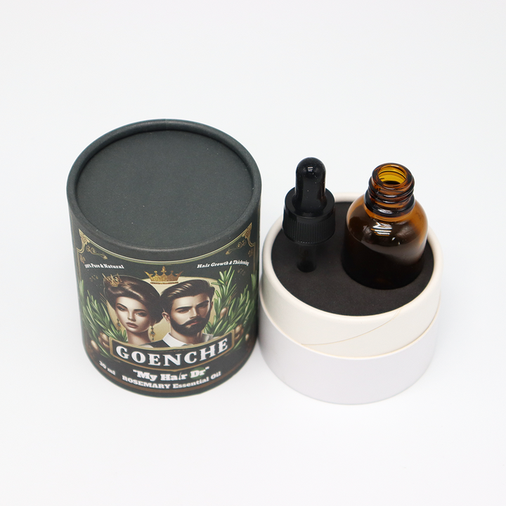 Logotipo personalizado Kraft biodegradable Cilindro redondo Cosméticos Aceite esencial Vela de perfume Embalaje de tubo de papel