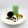 Envases de tubos de té de papel Kraft de grado alimenticio personalizados Hallpack, productos alimenticios saludables, envases estilo lata para granos de café