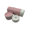 Tubo tamiz de papel para champú en polvo, papel de aluminio interior, papel artesanal cosmético, contenedor de cosméticos de papel Kraft reciclable, 1 Uds.