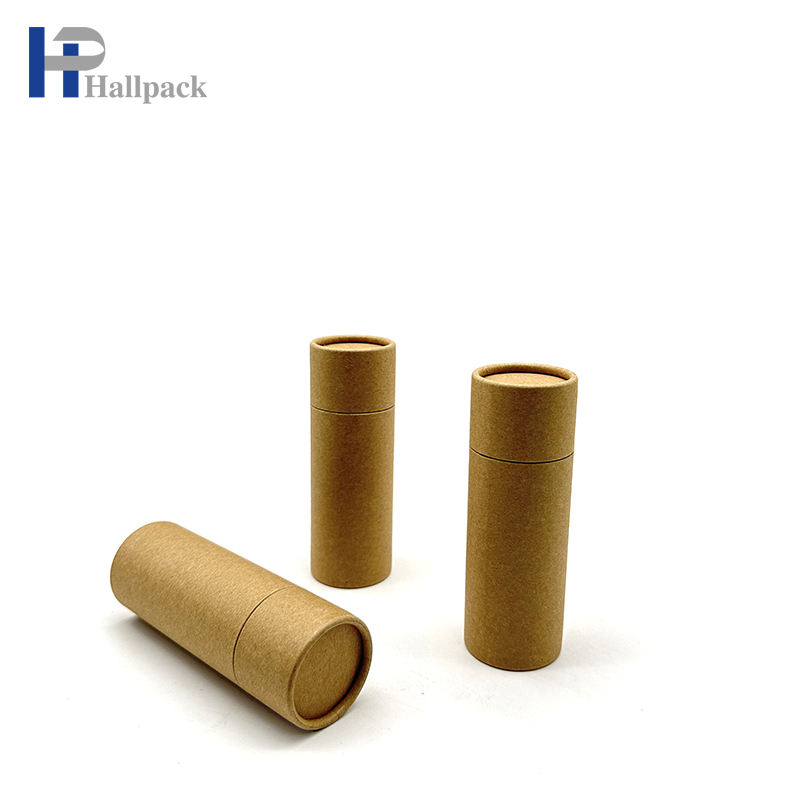 La cartulina amistosa de Eco Kraft de la venta al por mayor de la fábrica empuja hacia arriba el tubo de papel para el protector labial 105G