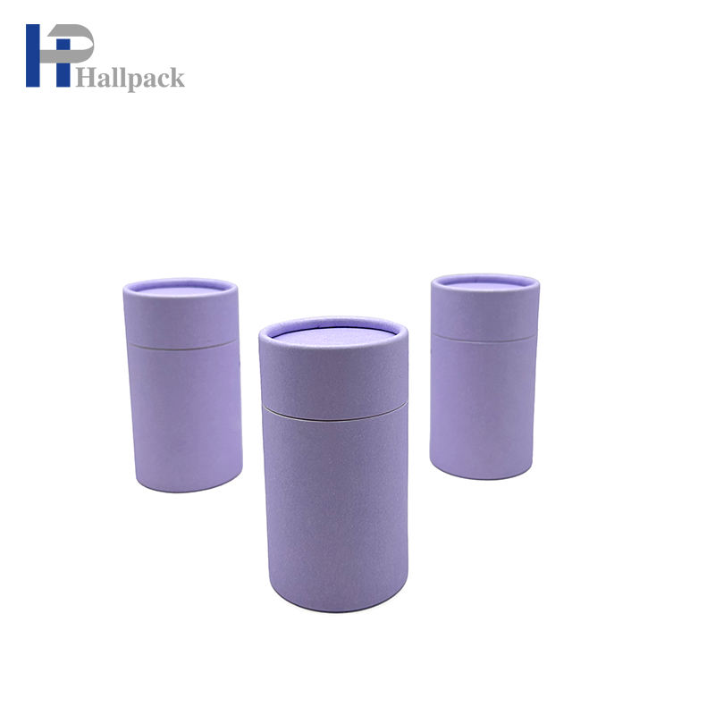 Caja redonda de cartón de papel de aluminio biodegradable personalizado, tubo de papel de calidad alimentaria, tubo de embalaje, embalaje de papel para galletas, té y café