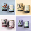 Cilindro biodegradable, embalaje de tubo de cartón de papel para alimentos, recipiente de té Premium, embalaje de caja de tubo para paquete de té suelto