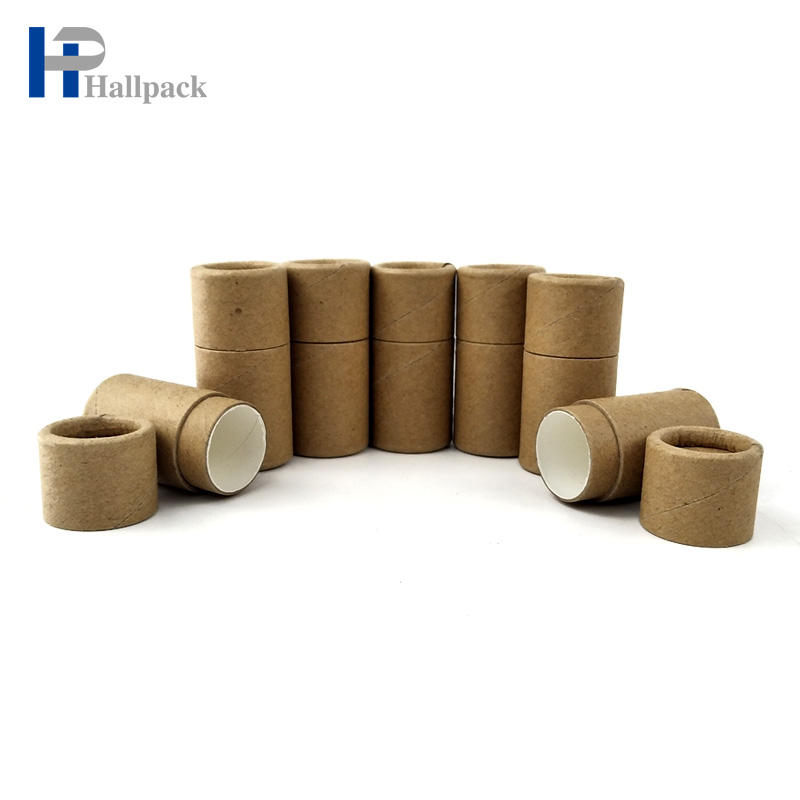 Tubo de papel de gran tamaño de calidad perfecta de 2oz, tubo de papel más barato con núcleo Kraft en blanco para barra de loción